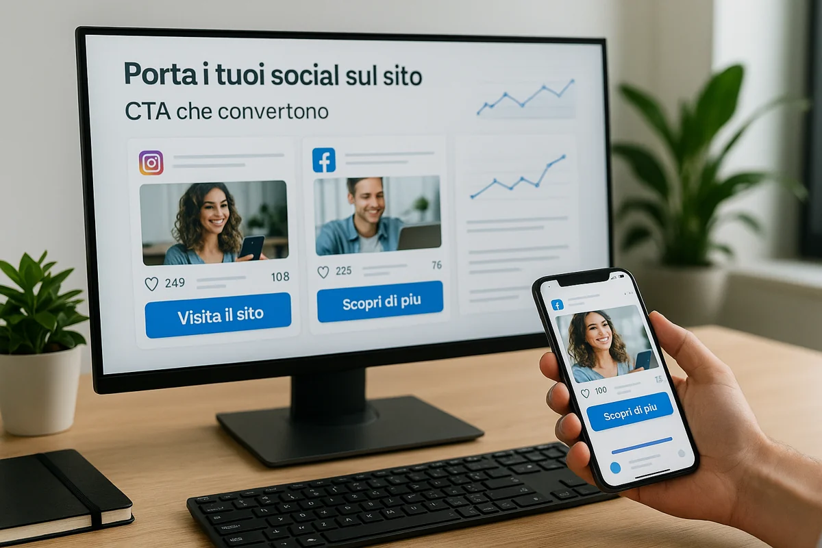 Social media: come portarli sul sito con le CTA giuste