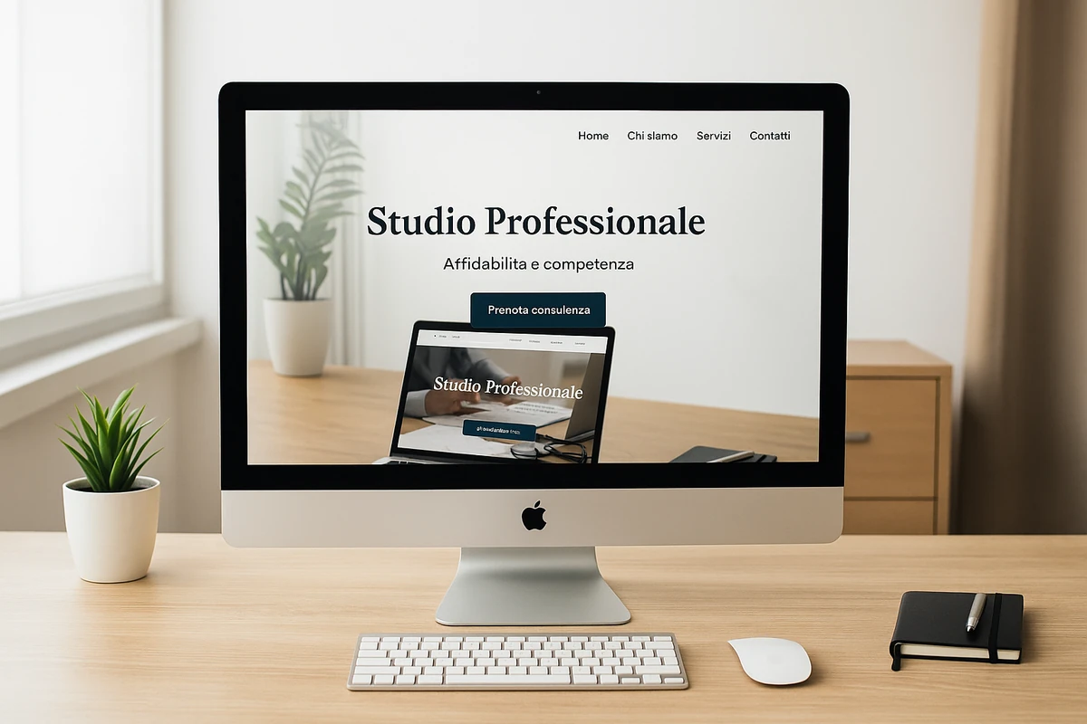 Sito web per studio professionale con traffico organico aumentato