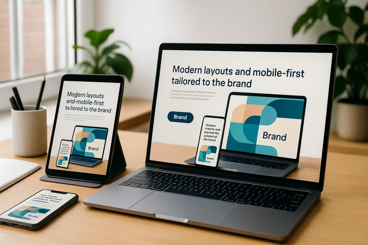 Design coerente con il brand e componenti UI riutilizzabili