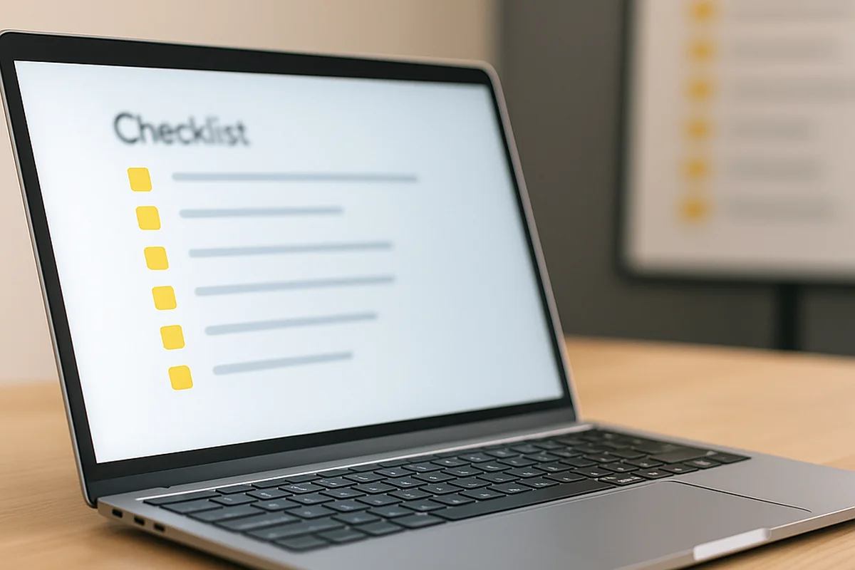 Formazione e handover con manuale e checklist di lancio