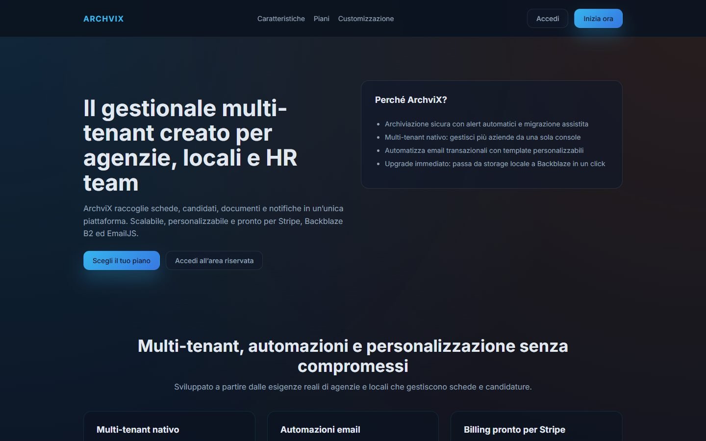 Archivix — sistema documentale